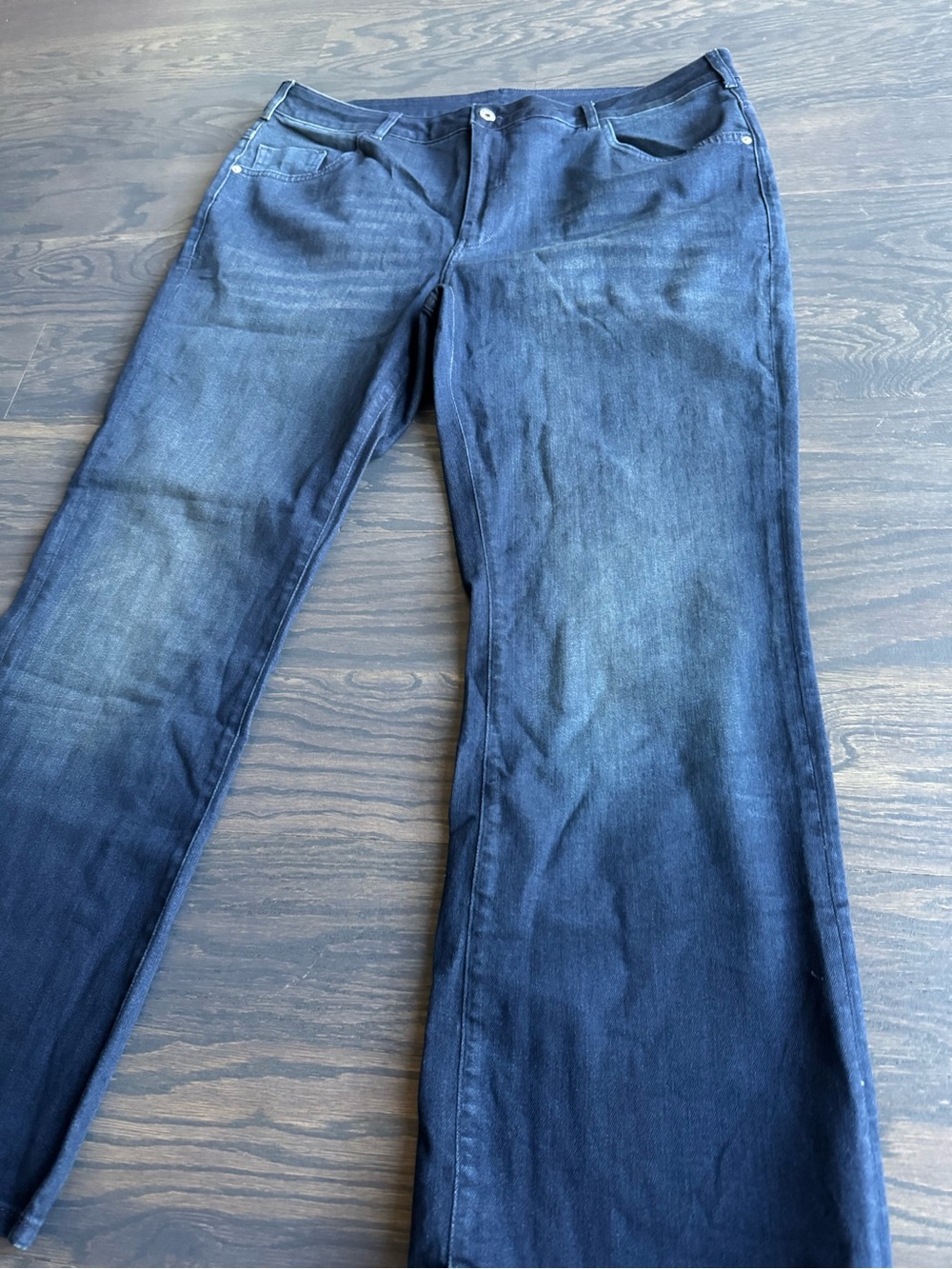 Pilcro Demilune Bootcut Jeans NWOT Size 20W Dark Wash $148 - Picture 3 of 8